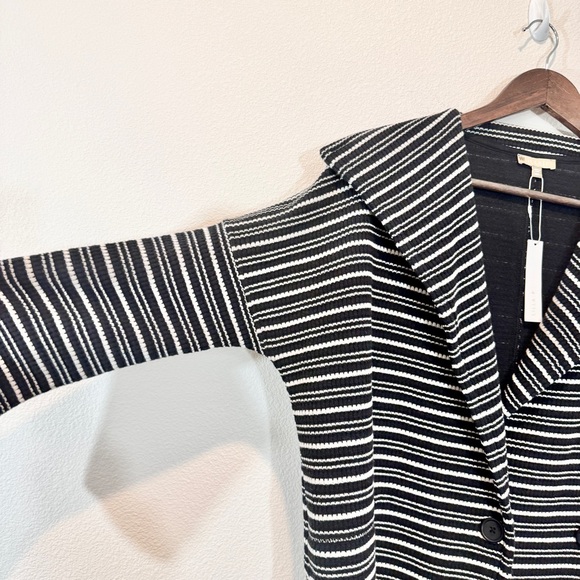 Lilla P Striped Knit Blazer L NWT Nautical Breton Jacket - Picture 5 of 12